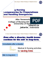 Developing Nursing Competencies For Preparedness and Handling Emergencies