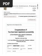 Up Pcs 2020 Ashish Registration Completed Successfully PDF