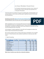 10 Excel Functions Every Marketer Should Know