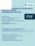 LSP 6 Organisational Learning 270220