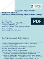 Leadership Strategy and Performance Culture - Understanding, Implications, Change