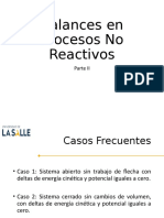 Balances de Energía Sistemas No Reactivos - II Parte