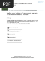 Toward A New Conception of The Enviroment - Competitiveness | PDF