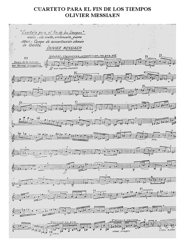 4 Cuarteto Para El Fin De Los Tiempos Pdf