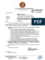 Memo 20200516 01 Operational Guidelines For Graduate School Related Concerns Amidst The COVID 19 Pandemic PDF