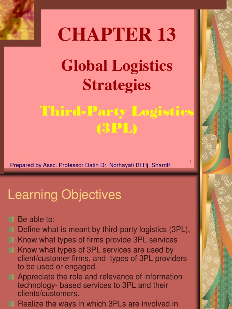 Global Strategies for Third-Party Logistics | PDF | Logistics ...