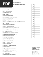 English Placement Test A1c1 Reading Comprehension Exercises Tests - 94100