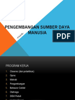 Program Kerja Pengembangan Sumber Daya Manusia