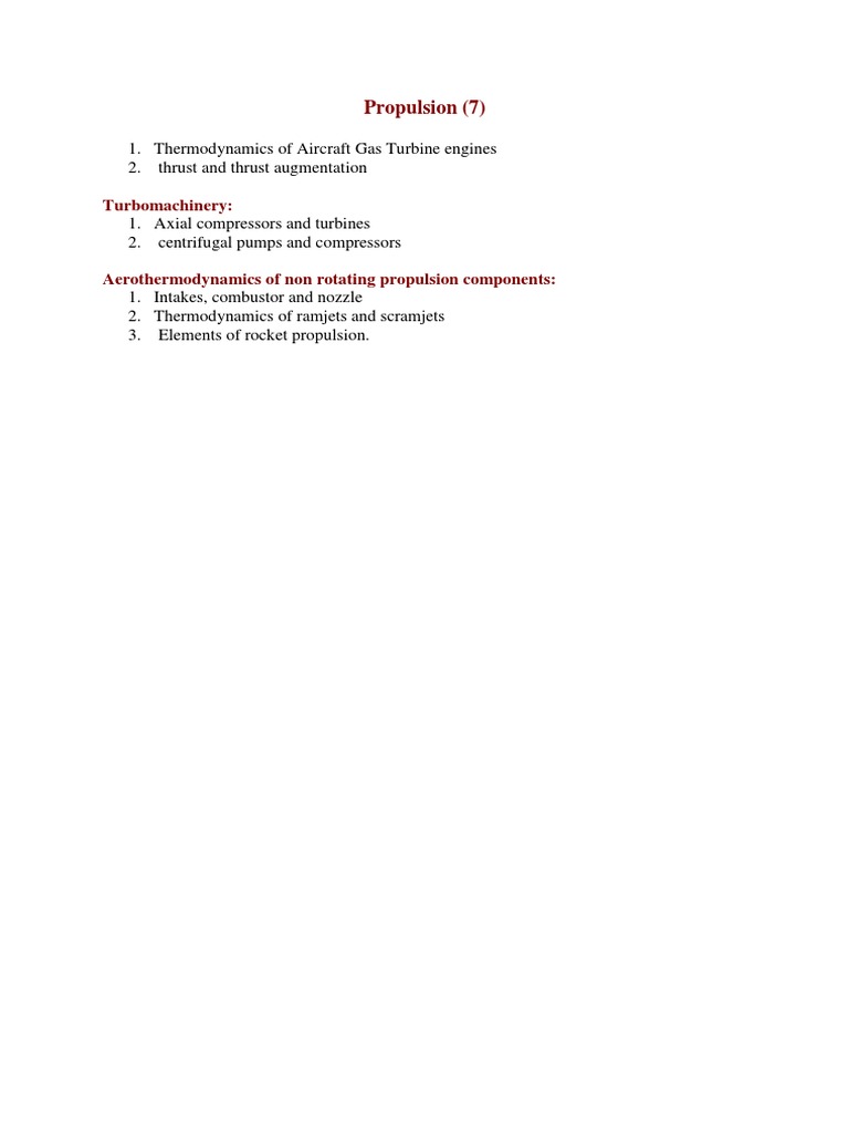 Propulsion PDF | PDF