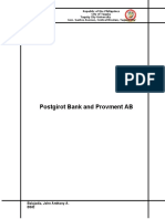 Postgirot Bank and Provment AB