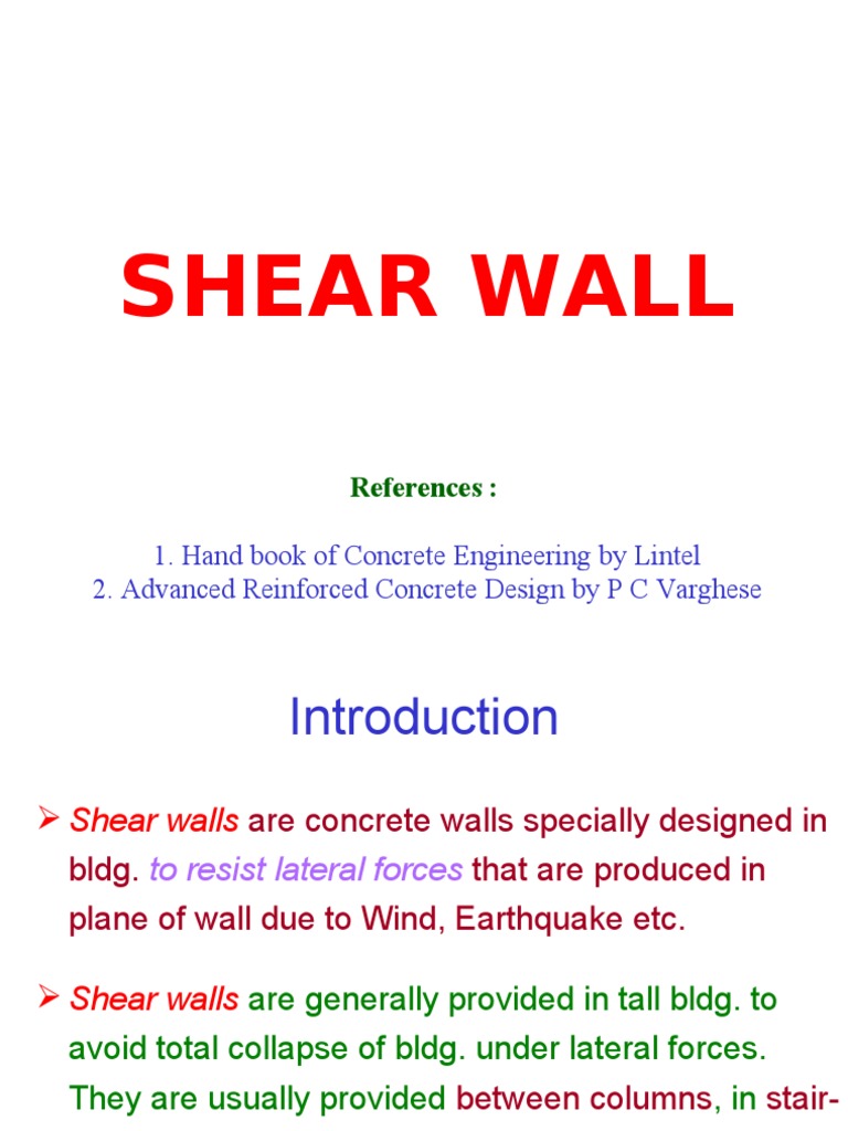 Shear Wall Design and Analysis Guide | PDF | Beam (Structure) | Stress ...