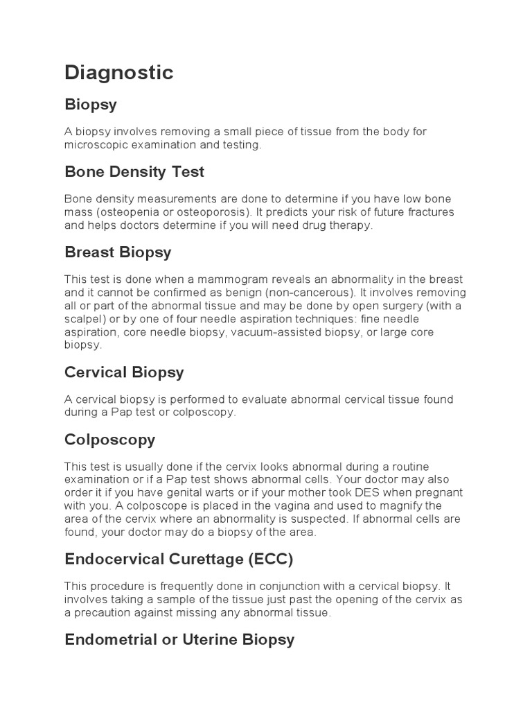 Diagnostic Gyn PDF Uterus Biopsy