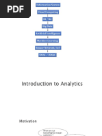 Information System Cloud Computing Bi / Ba Big Data Artificial Intelligence Machine Learning Sensor Network/ Iot Smac / Ismac