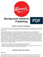 Initial Research - Dennis Publishing