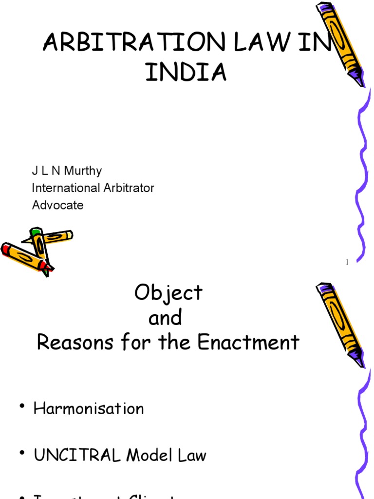 Overview of Arbitration Law in India | PDF | Arbitral Tribunal ...
