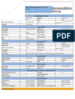 Claim Intimation Form