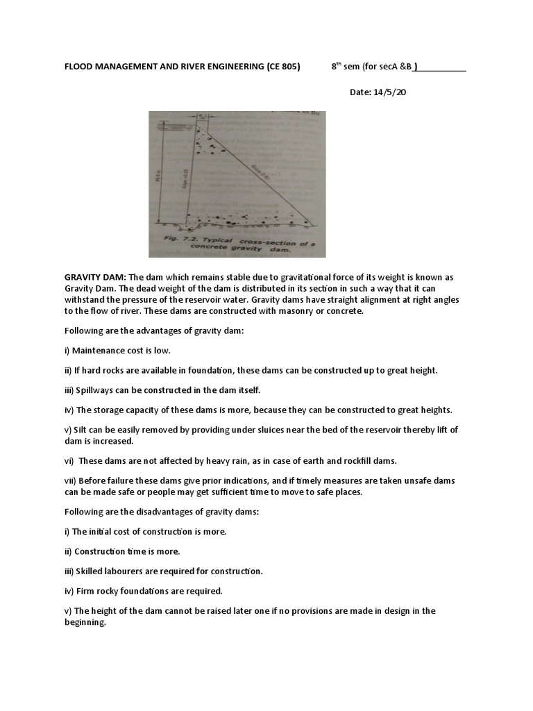 Flood Management and River Engineering (Ce 805) 8 | PDF | Science ...
