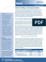 Energy Tips - Steam: Consider Installing A Condensing Economizer