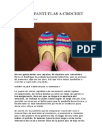 Pantuflas Crochet