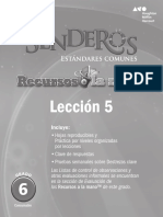 Cuadernillo Senderos 6 U1 Leccion5