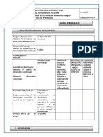 Servicio Nacional de Aprendizaje Sena Sistema Integrado de Gestión Procedimiento Ejecución de La Formación Profesional Integral