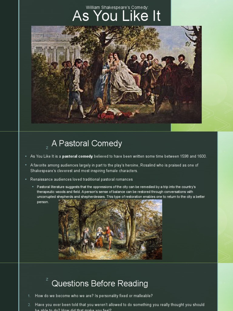 As You Like It | PDF | As You Like It | Plays