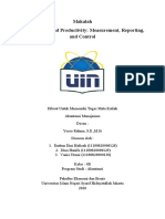 Makalah Quality Costs and Productivity Measurement, Reporting, and Control