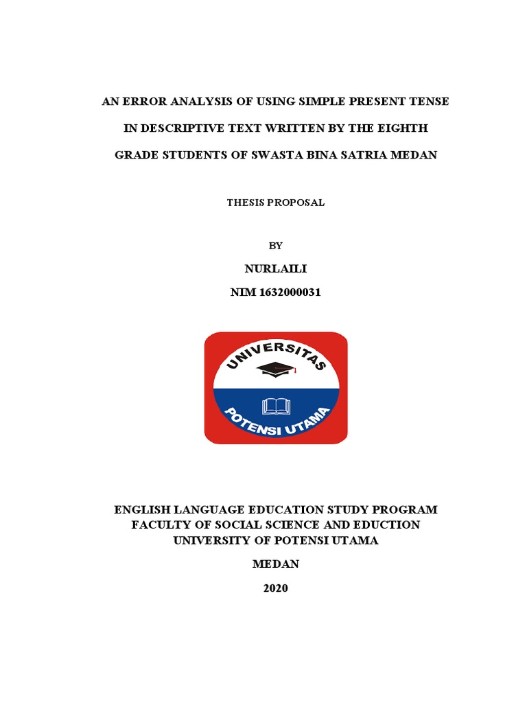 Error Analysis of Simple Present Tense | PDF | Second Language | Verb