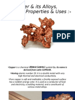 Properties & Uses of Copper & its Alloys