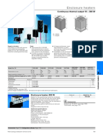 Enclosure Heaters: Continuous Thermal Output 10 - 300 W