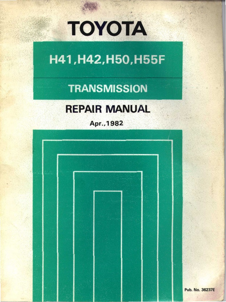1993 Toyota Land Cruiser Automatic Transmission Repair Manual A442F - Original Shop Rebuild Guide, Paper Media 9 thumbnail image