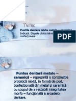 Puntile Dentare Mixte Metalo Ceramice