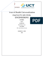 Year of Health Universalization Faculty of Civil Engineering