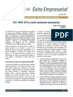 Lectura N° 1 ISO 14001-2015 y éxito sostenido empresarial