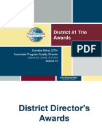 District 41 Trio Wins Top Awards