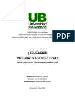 Trabajo Investigación Inclusión Laboral