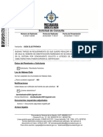 Solicitud de Consulta: Número de Radicado Fecha de Radicado Fecha de Presentación