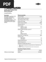 N-Butyl Acetate: C H Oc (O) CH