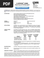 Product Data Sheet: K-Sperse 152MS