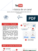 Tutorial Canal Youtube PDF