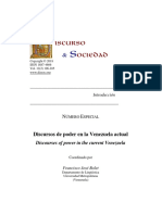 Discursos de Poder en La Venezuela Actua PDF