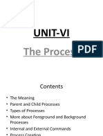 Unit-Vi: The Process
