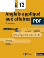 Nathan - DCG UE 12 - Anglais appliqué aux affaires - Manuel & Applications - 3e édition 2016 - Corrigés.pdf