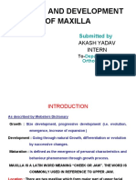 Growth & Dev - of Maxilla