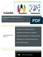 Communication Skills - II PDF