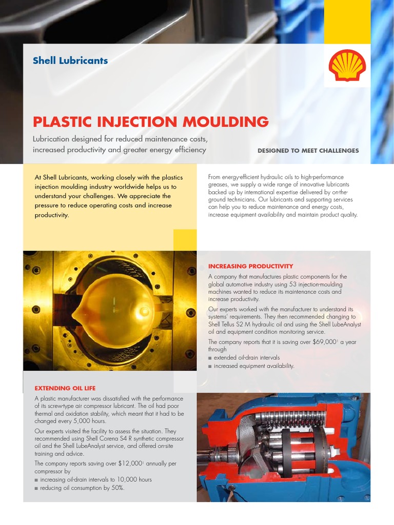 Optimizing Lubrication for Plastic Injection Molding Shell Lubricants
