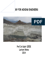 Geology For Mining Engineeris PDF