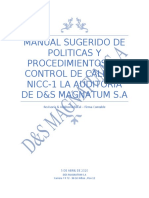 Manual Sugerido de Politicas y Procedimientos de Calidad D&S