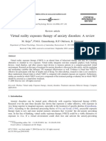 Krijn 2004 - Virtual Reality Exposure of Anxiety Disorders PDF