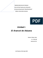 Nomenclatura Aduanera (Unidad I)